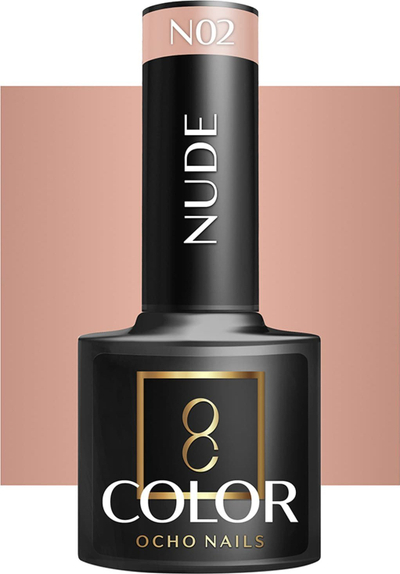 Llak hibrid për thonj Activeshop OCHO NAILS Nude N02, 5 g, nude