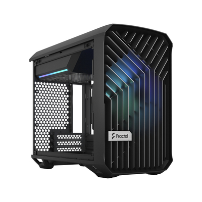 Kasë Fractal Design Torrent Nano RGB Black TG Light Tint, e zezë