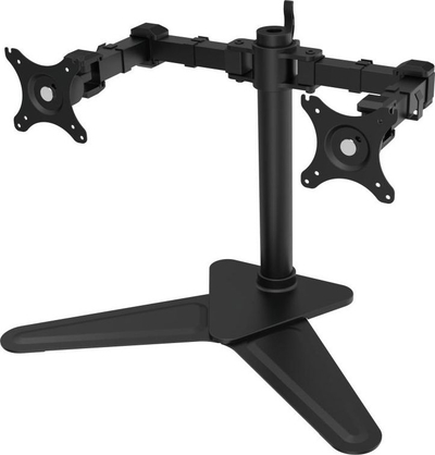 Mbajtëse tavoline për dy monitorë Ergosolid NF22, 10\"-30\", deri 20 kg, e zezë