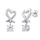 Vathë goca Silvego Heart JJJE0387, argjend