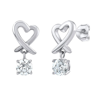 Vathë goca Silvego Heart JJJE0387, argjend