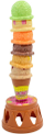 Lojë shkathtësie Ice Cream Tower, set me 17 pjesë, toptha akulli shumëngjyrësh