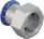 Adapter uji Geberit Ft StSt D15, lidhje 1/2", çelik inox