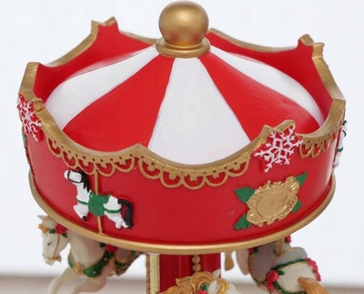 Kuti muzikore Krishtlindjesh JOLYNA, 17 cm, me dritë LED shumëngjyrëshe