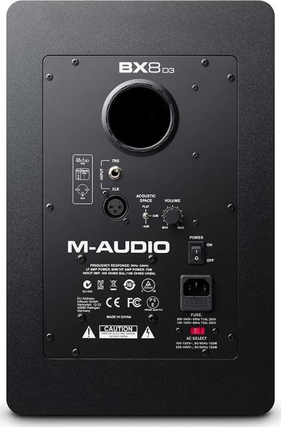 Студио монитор M-Audio BX8 D3, 8", 150W, црн