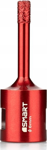 Freza SMART365 SM-25-060, 6 mm, për gur porcelani, metalike