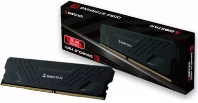 Memorie RAM Biostar DDR4 Storming DO32NU4N08, 8GB, 3200MHz, e zezë