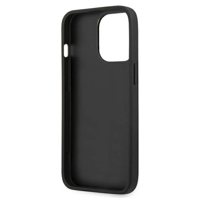 Mbulesë telefoni Karl Lagerfeld PU Saffiano Karl dhe Choupette, për iPhone 13 Pro, e zezë