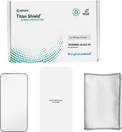 Mbrojtëse ekrani eSTUFF Titan Shield ES501411, xham i fortë 9H, set 50 copë, transparente