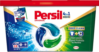 Капсули за перење Персил Discs 4in1 Универзални, 13 перења