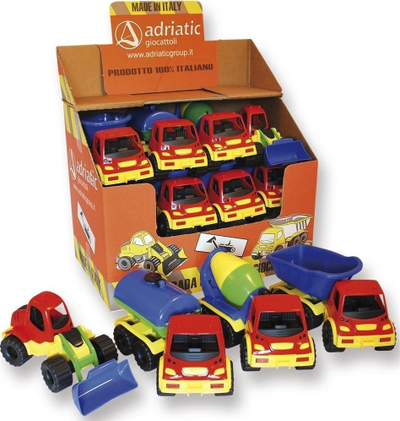 Lodër kamionçinë Adriatic Tupiko Small Truck, plastikë e fortë, për kalamaj, shumëngjyrëshe
