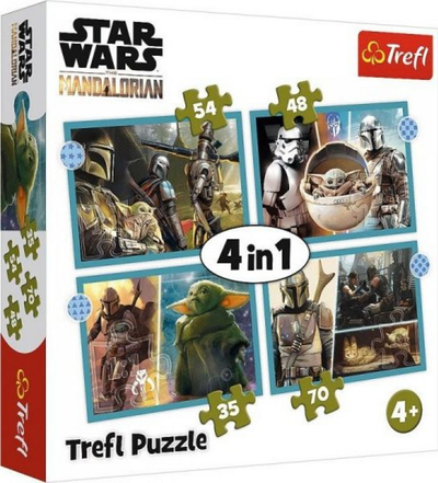 Puzzle Trefl Puzzle 4në1, Star Wars, 70 elemente