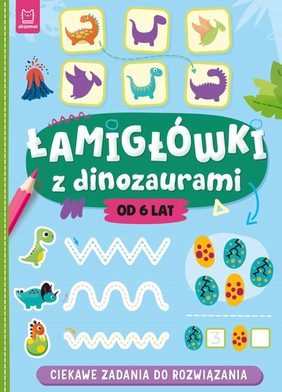 Libër aktivitetesh me enigma dinosauri, për fëmijë