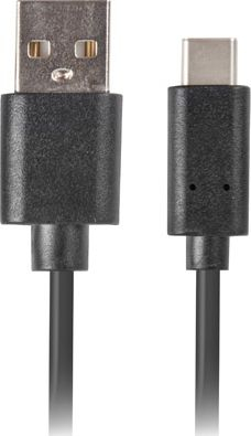 Kabllo USB Lanberg CA-USBO-31CU-0018-BK, USB-A në USB-C, 1.8 m, USB 3.1, i zi