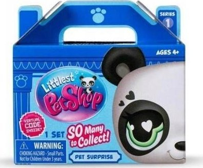 Lodër figurë Hasbro Littlest Pet Shop Gen 7 Pet Surprise Singles, figurë koleksionuese LPS, për kalamaj, shumëngjyrëshe