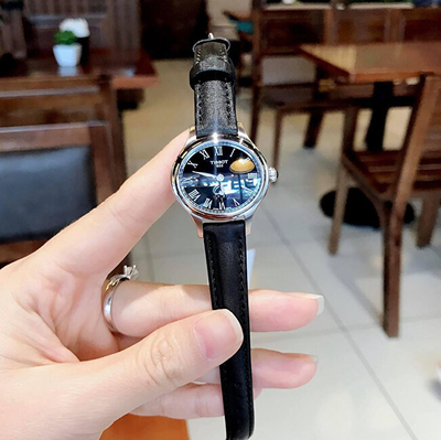 Orë dore për femra Tissot Bella Ora Piccola, e zezë