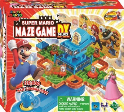 Lojë tavoline Epoch Super Mario Maze DX, lojë labirinti, me figura për koleksion