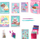 Set kreativ për kalamaj Candiy Totally Sweet Treats, art me glitter dhe folie, kuti dhurate me plot ngjyra
