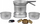 Set gatimi kampingu Aluminium 27-1, 1L, 18cm, argjendtë