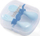 Set lugë edhe pirun për kalamaj BabyOno Be Active, ergonomik, 12m+, blu