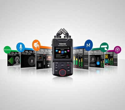 Regjistrues audio Tascam Portacapture X6, 6 kanale, 32 bit 192 kHz, i zi