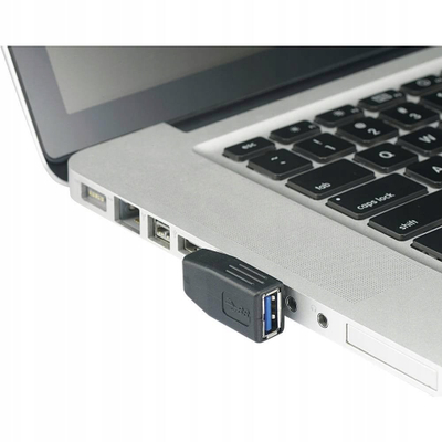 Konektor USB Renkforce 1391050, USB 3.0, kënd 90°, i zi