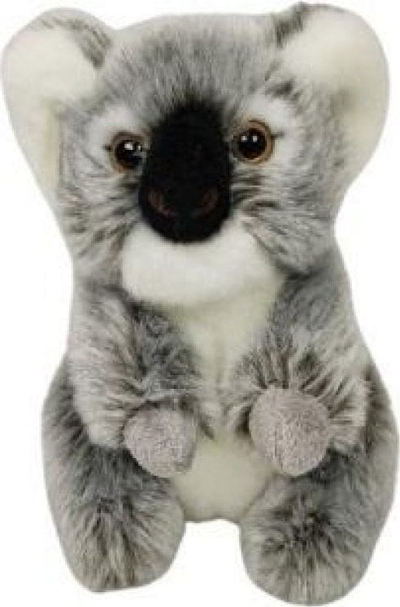 Плишана играчка Дуби коала седечка, 18 cm, сива и бела