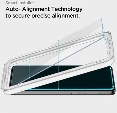 Xham mbrojtës Spigen AlignMaster Glas.tR, Samsung Galaxy A33 5G, paketë 2 copë, transparent