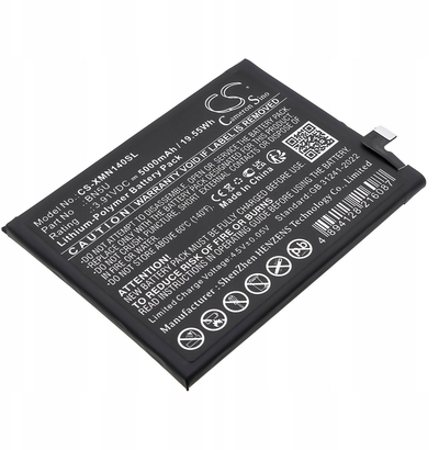 Bateri për telefon Cameron Sino CEL-CS-XMN140SL-2, 5000mAh, Li-Polymer, e zezë