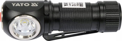 Dritë ballore Yato Rechargeable 2 in 1, 350lm, IPX4, e zezë