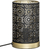 Lampë tavoline Atmosphera Modern Loft, metal, 21 cm, e zezë me të artë