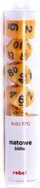 Set zaresh Rebel RPG, mat, 7 copë të verdhë