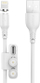Kabllo magnetike Foneng X62 3n1 USB, 1m, 2.4A, e bardhë
