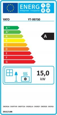 Ngrohës me gaz Yato, 15kW, portativ me ventilator, metalik