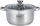 Tenxhere çeliku inox Ofenbach, 5L, fund 5 shtresa për induksion, argjendtë