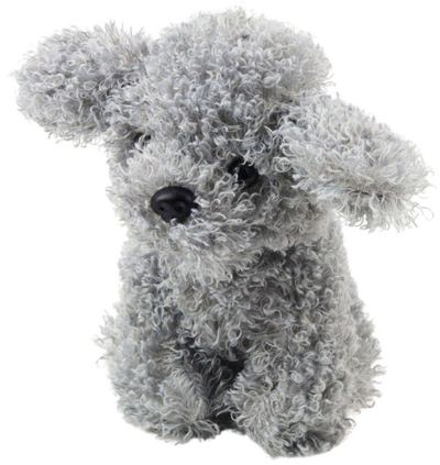 Lodër pelushi Pelda qen Mini Poodle, 20cm, gri