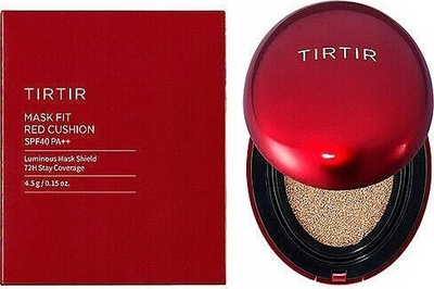 Фондација кушон TIRTIR Mask Fit Red, SPF40 PA++, 18g, нијанса 21N Ајвори