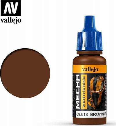 Bojë akrilike Vallejo Mecha Color 69.818, 17ml, mat, kafe