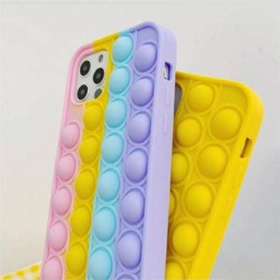 Kuti mbrojtse 1Mcz Pop It për Samsung Galaxy A72 / A72 5G, TPU, pastel me shumë ngjyra