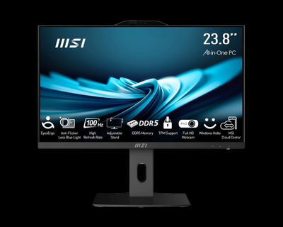 Kompjuter All in One MSI PRO AP242P 14M-1018EU, Intel Core i7-14700, 23.8" FHD, 64GB RAM, 1TB SSD, i zi
