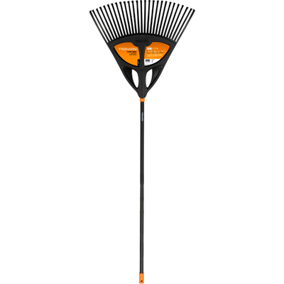 Grabujë Fiskars, për gjethe, XL, zezë/ portokalli