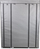 Garderobë pëlhure Saska Garden, 175 x 133 x 43 cm, e hirtë