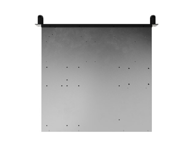 Kuti serveri Lanberg ATX 420/10, 19", 1U, e zezë