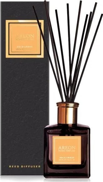 Difuzor ere Areon Home Black Gold Amber, me shkopinj, 150 ml