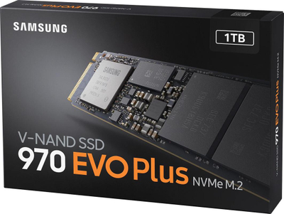SSD Samsung 970 EVO Plus, 1TB, M.2 2280 PCI-E x4 Gen3 NVMe