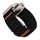 Rrip ore Tech-Protect Nylon Slip për Apple Watch 44-49mm, najlon i lehtë që merr frymë, mbyllje me shirit ngjitës, i zi