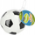 Топка фудбал MEGA CREATIVE Soft Ball 511551, 13 cm, за деца, многуобоен