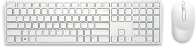 Set tastierë dhe maus Dell KM5221W, të bardha