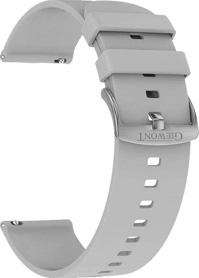 Rrip silikoni për smartwatch Giewont GW330, 20mm, gri