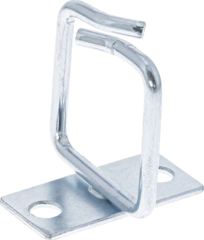 Mbajtëse kabllosh InLine Cable Bracket, metal i galvanizum, 80x80mm, ngjyrë argjendi